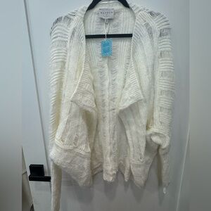 Hayden Cream Open-Front Cardigan